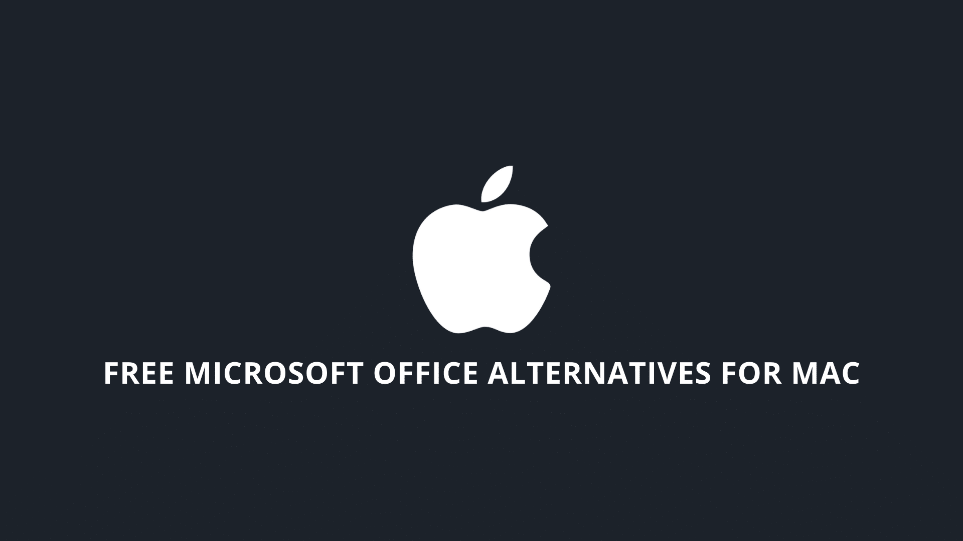 alternative office for mac